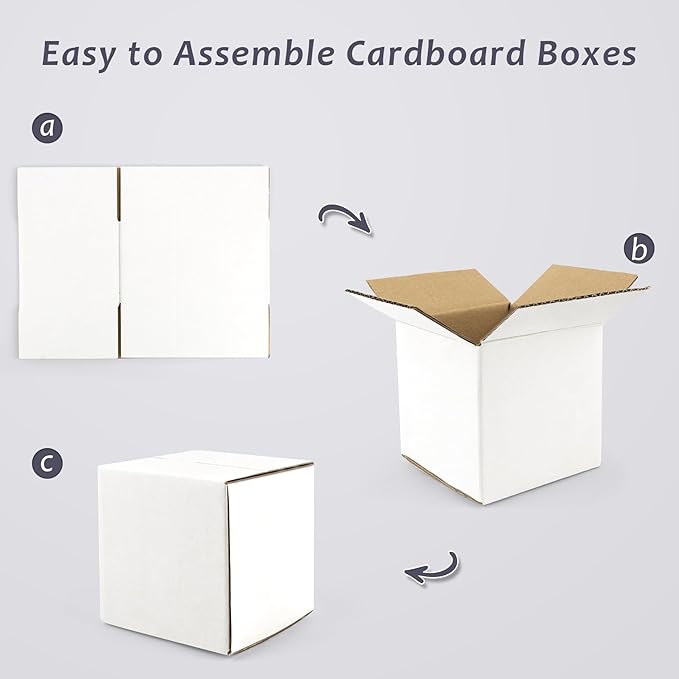 Frametory 6x6x6 Pack of 25 Corrugated Cardboard Packing Shipping Mailing Moving - Image 7