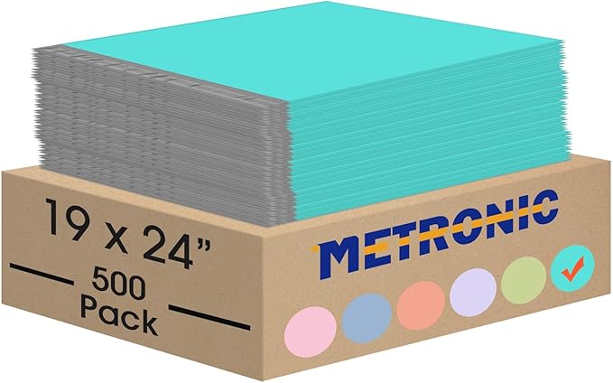 Metronic Poly Mailers 19X24 500Pack, Strong Adhesive Shipping Envelopes by METRONIC