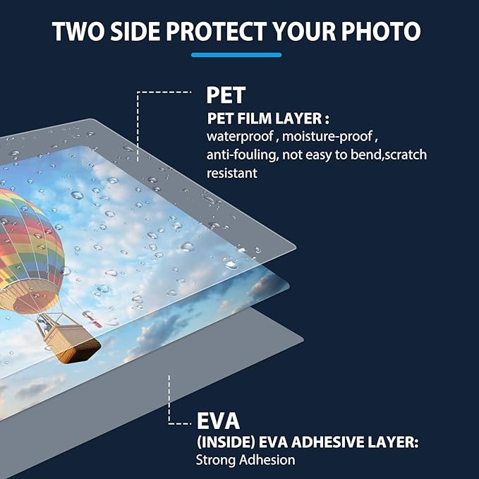 400 Pack Laminating Sheets, Holds 8.5 x 11 Inch Sheets, 3 mil, 9 x 11.5 Inches - Image 3