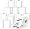 12 Rolls 3" x 2" Direct Thermal Labels by Tacnology