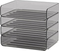 4-Tier Acrylic Paper Tray Organizer by Unknown