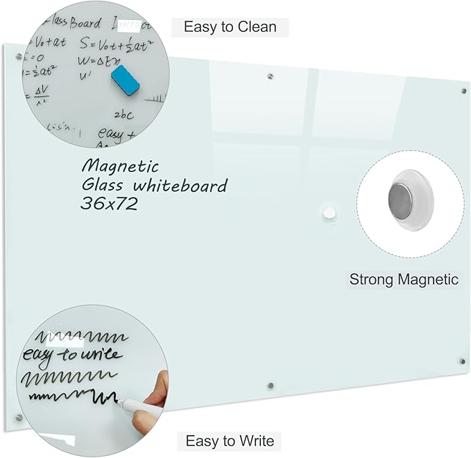 Glass Magnetic White Board - Image 4