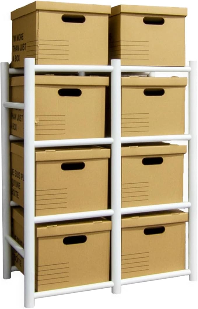 PROSLAT 65004 Bin Warehouse 8 File Box/Tote Storage System - Image 3
