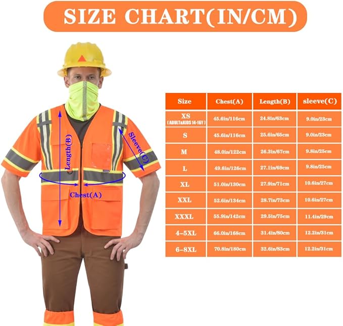 AYKRM 11 color High Vis Reflective Safety Vest - Image 5