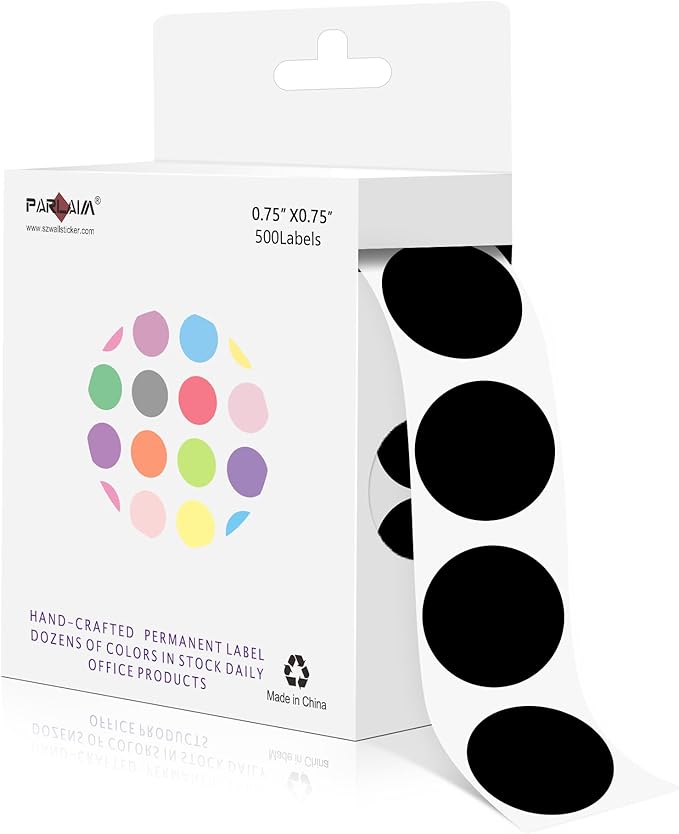 PARLAIM 3/4 Inch Color Coding Label Stickers by PARLAIM