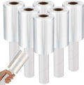 Frienda 6 Pcs 5 Inch Plastic Stretch Wrap Film Roll 500ft Clear Mini Moving by Frienda