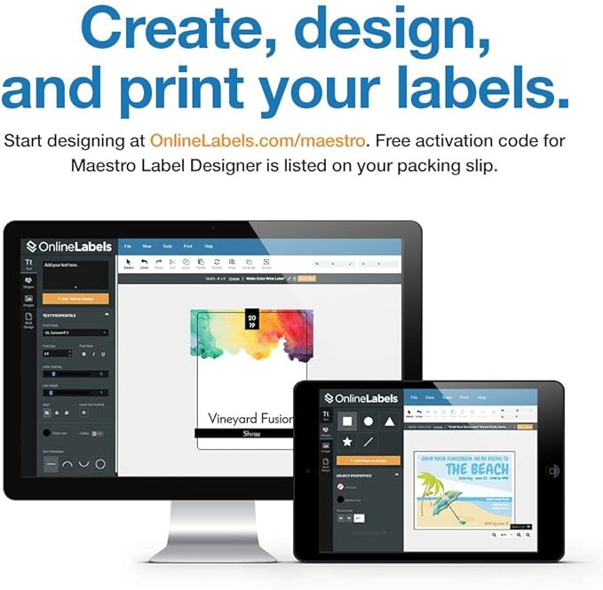 OnlineLabels 4" x 4" Square Labels - Image 4