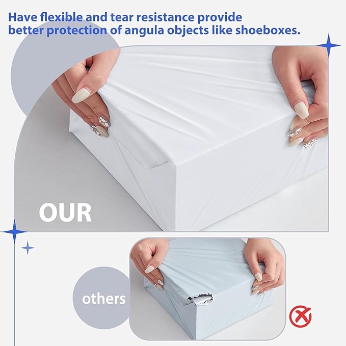 Fuxury 600 Pack 17.7x22" White Large Poly Mailers Bulk, Waterproof Mailing - Image 4