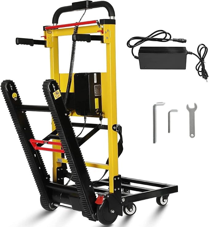 Electric Stair Climbing Dolly, Heavy Duty, Powered Stair Climber Dolly Cart by RIOSOC