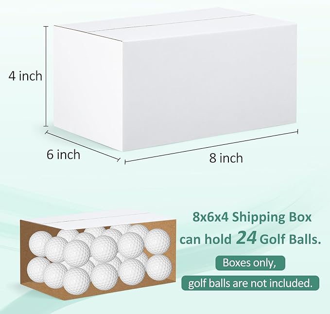 Eupako 8x6x4-Small-Shipping-Boxes-30-Pack-White-Corrugated-Box-Mailers - Image 2