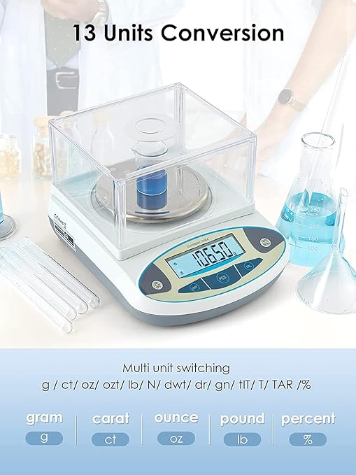 CGOLDENWALL Precision Lab Scale 3000g X 0.01g Digital Analytical Balance - Image 3