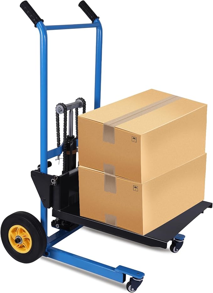 Hydraulic Material Lift Pallet Truck, Pallet Jack Table Cart by FASDRESS