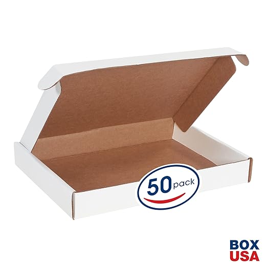Box USA 15" Deluxe Shipping Boxes 15 1/8"L x 11 1/8"W x 2"H, Gifts or Bulk - Image 2