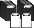 SINJEUN 30 Pack 4 x 6 Inch Small Clipboards Bulk, Mini Plastic Clipboard by SINJEUN