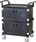 JaboEquip Commercial Heavy Duty Cabinet Rolling Medical Cart, Utility Cart by JABO