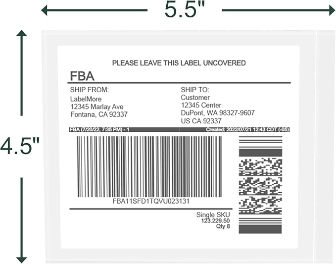 Packing List Pouches 4.5'' X 5.5'', Shipping Label Sleeves, Packing Slip - Image 7