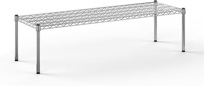 18''W x 54''L x 14''H Chrome Plated Wire Dunnage Rack | Off The Floor Storage by Regal+Altair