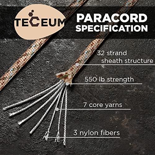 Paracord Rope 550 lb 4mm – Parachute Cord – Utility Camping Rope - Image 2