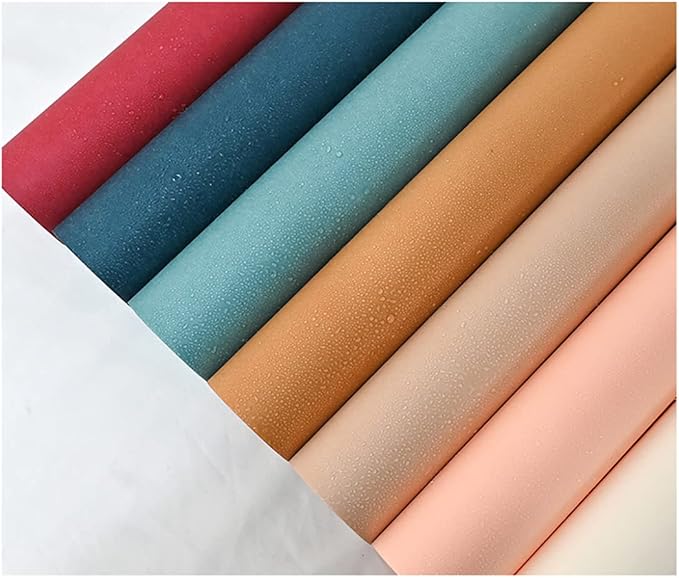 Waterproof Flower Bouquet Wrapping Paper, Solid Color Art Kraft Paper, Florist - Image 2