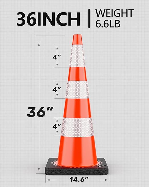 BATTIFE Traffic Cones 36 Inch - Image 7