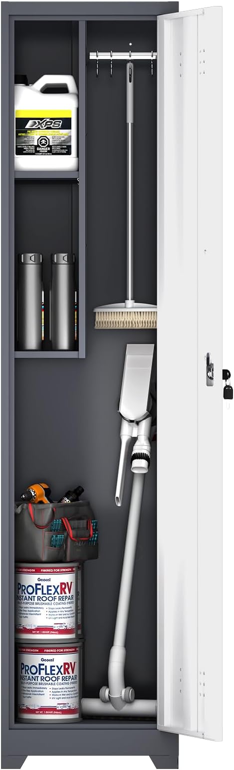 LUCYPAL Slim Broom Storage Cabinet - Image 7