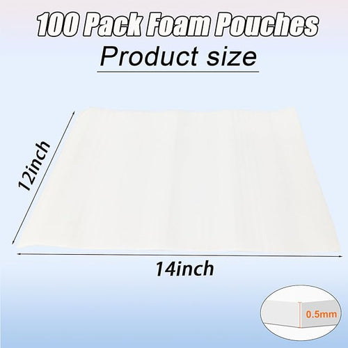 100PCS 12 x 14Inch Packing Foam Pouch, Cushion Foam Pouches - Image 2