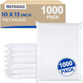 Metronic Poly Mailers 10X13 1000 Pack, Strong Adhesive Shipping Envelopes by METRONIC