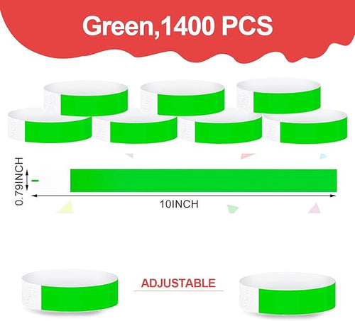 1400 Pack Neon Wristbands - Image 2