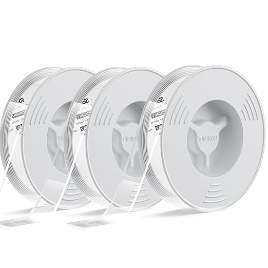 3 Pack Double Sided Tape Heavy Duty, Extra Large16.4FT Nano Double Sided by VIMIROO