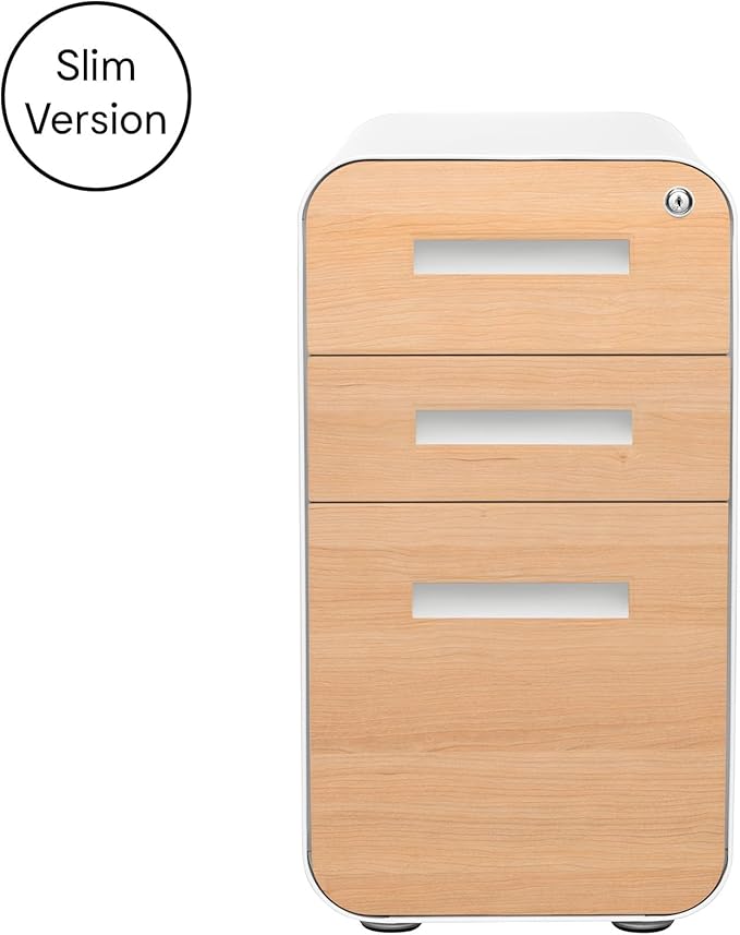 Laura Davidson Furniture Stockpile Slim 3-Drawer Mobile File Cabinet - Image 4