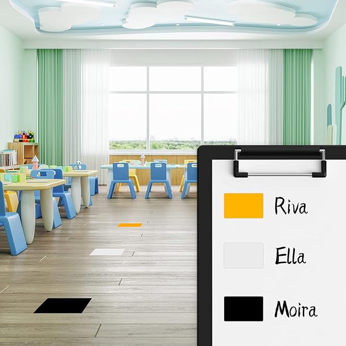 Rectangle Labels Sticker 3×5 Inch Vinyl Floor Stickers Color Coding Name Tags - Image 5
