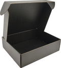 Black Shipping Boxes for Small Business Pack of 25-10x8x2.7 inches Cardboard by Lmuze