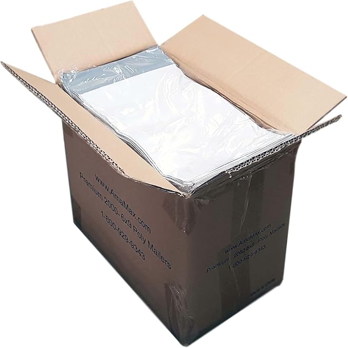 iMBAPrice 2000 - 6X9 Premium Matte Finish White Poly Mailers Envelopes Bags - Image 2