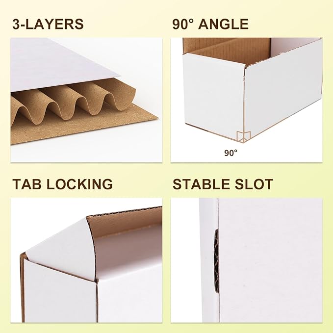 WIFTREY 100 Pack 4.6x2.2x2.2 Small Shipping Boxes - Image 3