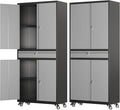 73" Metal Garage Storage Cabinet by LISSIMO
