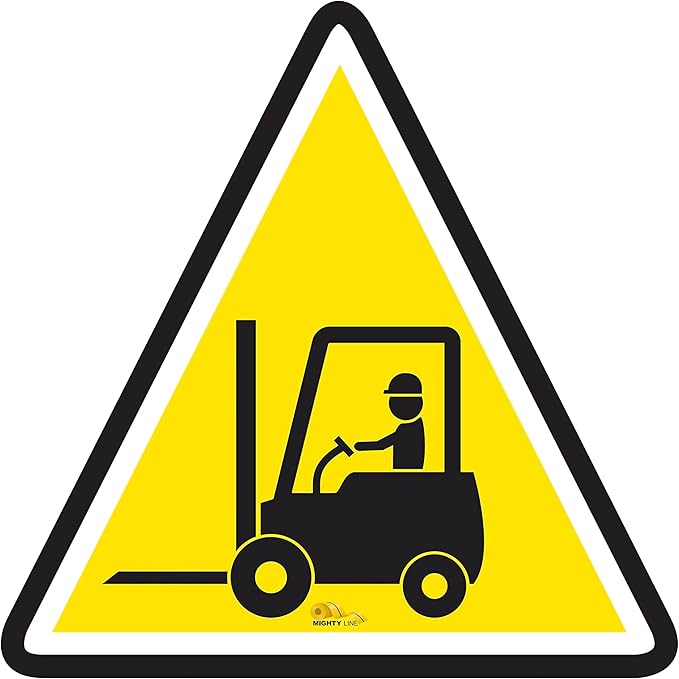 Mighty Line Forklift Floor Sign Floor Sign by MightyLine