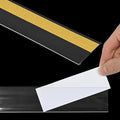 50 Pcs Shelf Label Strips, Self Adhesive Shelf Label Holder, 1.5''H x 48''L by Inracity