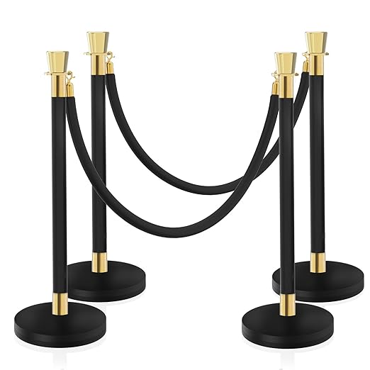 Red Carpet Ropes and Poles, Rope Safety Barriers by SHAREWIN
