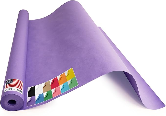 USA Made 36" x 1200" Lilac Kraft Paper Roll, 45 lbs Thickness, American Quality by Paclord
