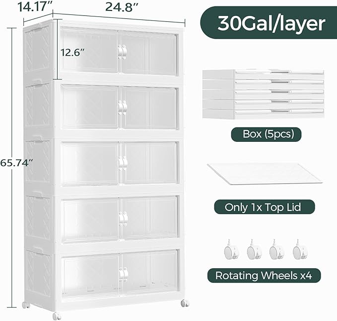 150Gal Stackable Storage Bins - Image 2