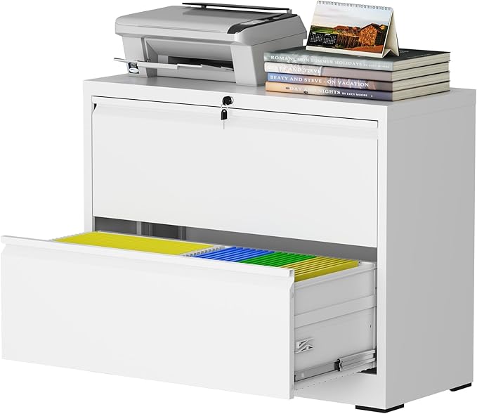 2 Drawer Lateral File Cabinet by Unknown