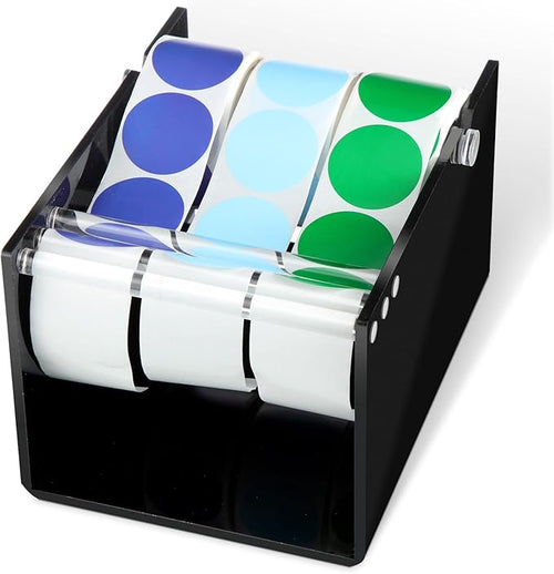 1 Pcs Adjustable Label Dispenser 3 Disks Sticker Roll Holder Sticker Dispenser by Unknown