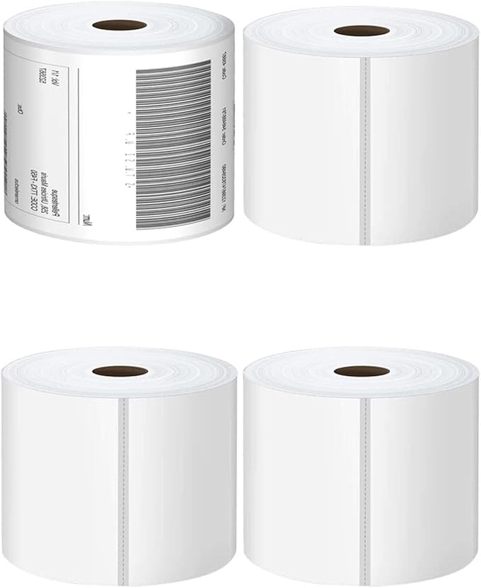 Direct Thermal Labels 4x6-450 Labels/Roll, Thermal Shipping Labels by Muotich
