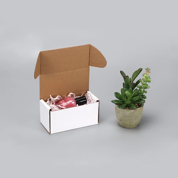 HORLIMER Shipping Boxes Set of 50, Small Corrugated Cardboard Box Literature - Image 5