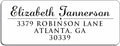 16+ Designs Custom Return Address Labels Roll White Modern Address Set of Return by Labels