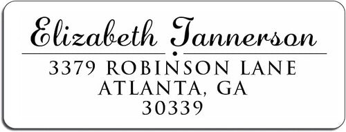 16+ Designs Custom Return Address Labels Roll White Modern Address Set of Return by Labels