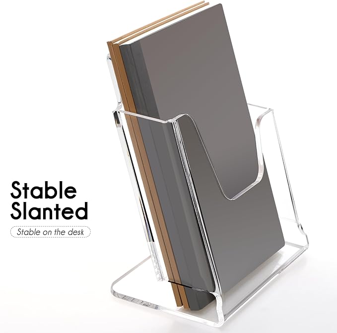 Acrylic Brochure Holder 6X8 Inches Clear Acrylic Flyer Holder Brochure Holder - Image 8