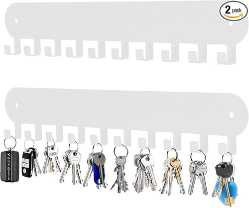 2 Pack Key Holder for Wall, Key Hooks by Suzurana