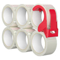 6 Rolls of Clear Shipping Packaging Tape, Packing Tape, Cardboard Tape by Unknown