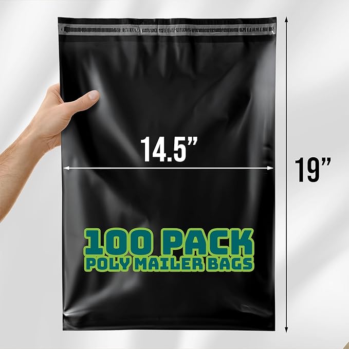 Poly Mailers 14.5x19 Inch 100 Pack - Image 2